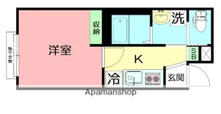 ウイスティーナ【1階】の間取り
