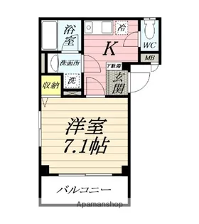パルホームズ【3階】の間取り
