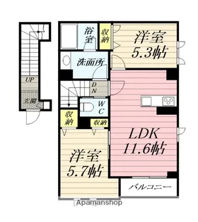 フィオーレ ヴィラ【2階】の間取り