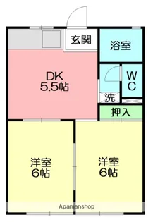 フォレスト【2階】の間取り