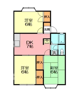 ドミールシャルム【2階】の間取り