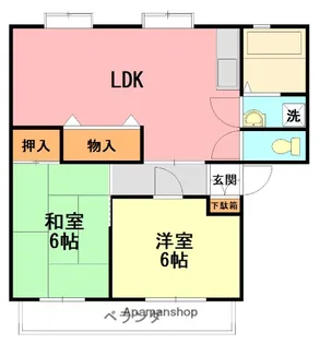 ウィンズ湘南4棟【2階】の間取り