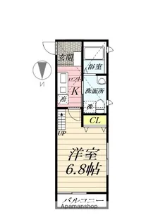 ROUTE善行Ⅲ【2階】の間取り