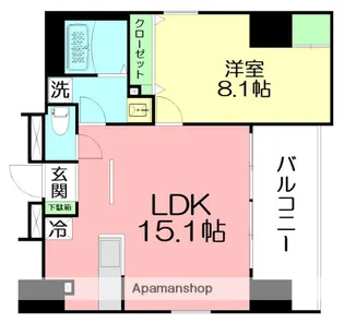 GARBO FUJISAWA【5階】の間取り