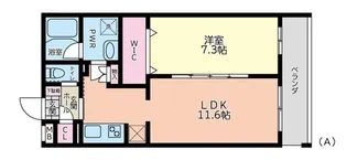 パインコート本厚木【1階】の間取り