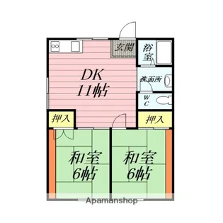 コーポミノシマ【1階】の間取り