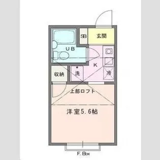 ラ・フォンテ山下【2階】の間取り