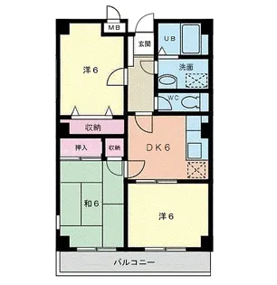 グレイス原宿Ⅰ【2階】の間取り