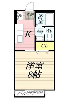 バイエルン【2階】の間取り