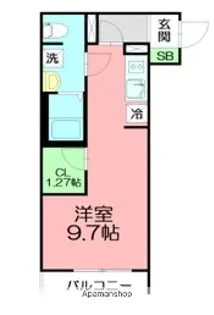 ミッドタウンプレイス【2階】の間取り