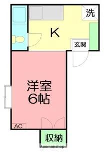 アルコーブ53【102号室】の間取り