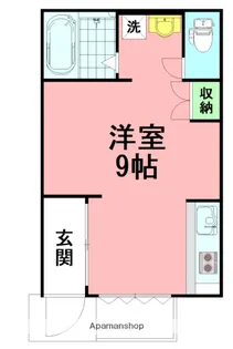 グリーンハウス平塚【101号室】の間取り