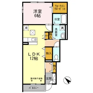 メゾン・ド・リベール【1階】の間取り