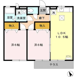 リヴェール文【1階】の間取り