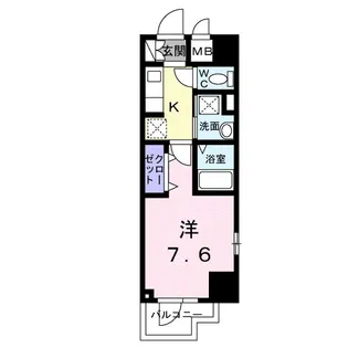 スアヴィス平塚八千代【9階】の間取り
