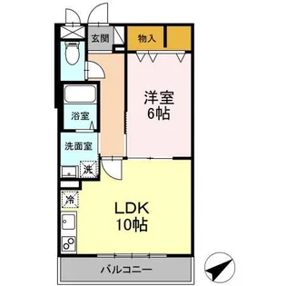 ラ・シャペルリー湘南平塚【3階】の間取り