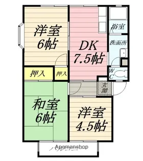 ファーストライフ板戸Ⅱ【2階】の間取り