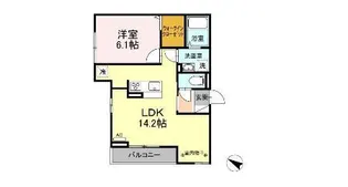 エミグランド愛甲石田【1階】の間取り