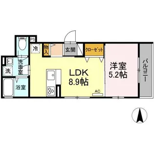 渚【3階】の間取り