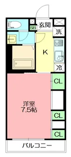 リブリ・厚木南【1階】の間取り