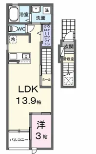 フォレストハイム【2階】の間取り