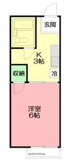 TMJコーポ【1階】の間取り