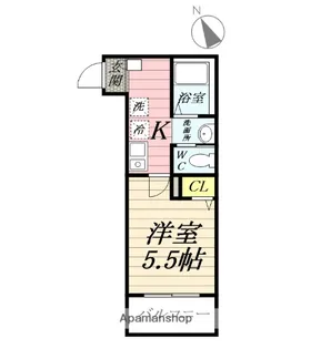 高座渋谷ヒルズ【3階】の間取り