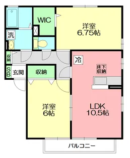 ラディアント【1階】の間取り