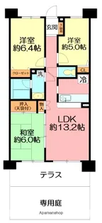 ブレッサ湘南台【1階】の間取り