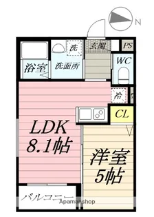 ロスコ【1階】の間取り