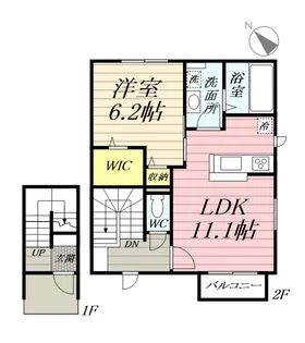 鵠沼カハカイ【2階】の間取り