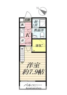 アザーレ・ディオン六会日大前【3階】の間取り