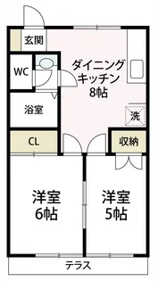 グリーンライフ奥津【103号室号室】の間取り