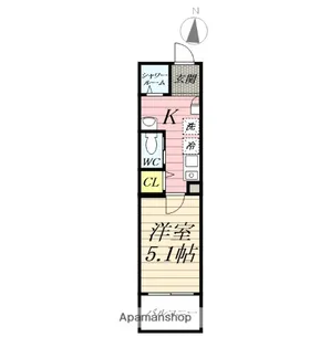 MERCER HILLS 伊勢原【2階】の間取り