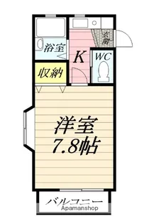 ピュアコートSANADA【2階】の間取り