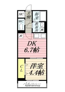 YOUTH VILLAGE北矢名【2階】の間取り