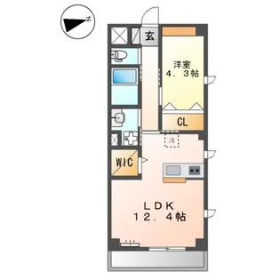 セントラルセブン【2階】の間取り