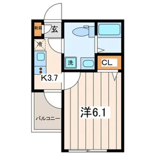 WITH PLACEさがみ野【2階】の間取り