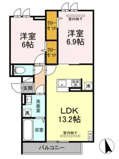 ロイヤルヒルズ【3階】の間取り