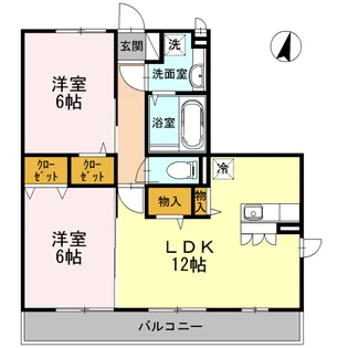 リーフガーデン II【2階】の間取り