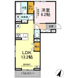 ビラフランカ【3階】の間取り