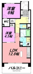 クリオ湘南茅ヶ崎【8階】の間取り