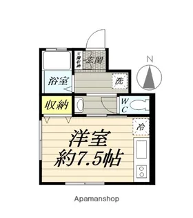 深見台ハウス【1階】の間取り