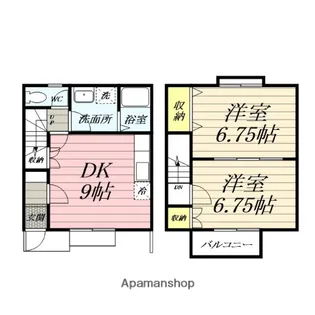 カーサ・デルーチェ【1階】の間取り