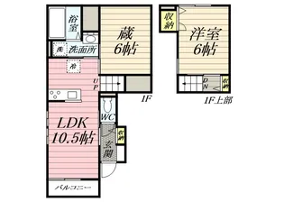 シエル ブリランテ【101号室】の間取り