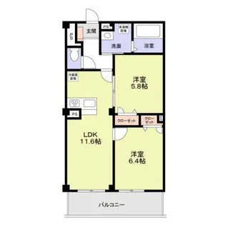 LAPIN湘南【3階】の間取り