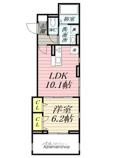 プランドールタナカ【2階】の間取り