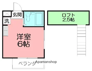 グロワール【201号室】の間取り
