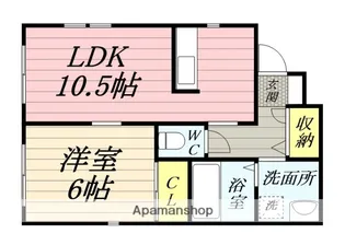 ラパンセレッソⅡ【1階】の間取り