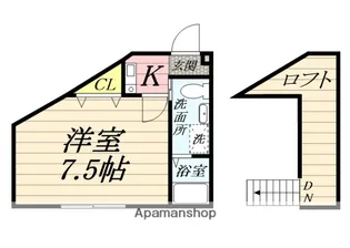 LUNARIS EBINA【1階】の間取り